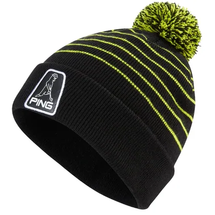 PING MR PING GOLF BOBBLE HAT - BLACK / NEON