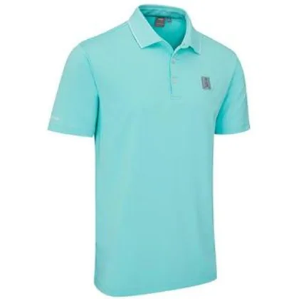 Ping Mr Ping II Golf Polo Shirt - Aruba Blue