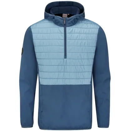 PING NORSE S5 ZONED PRIMALOFT GOLF HOODIE - STORMCLOUD / STONE BLUE