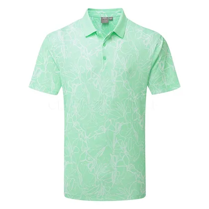 Ping Orlando Golf Polo Shirt Green Bay/White P03785-GBW