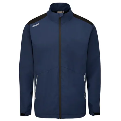 PING SENSORDRY S2 WATERPROOF GOLF JACKET - OXFORD BLUE