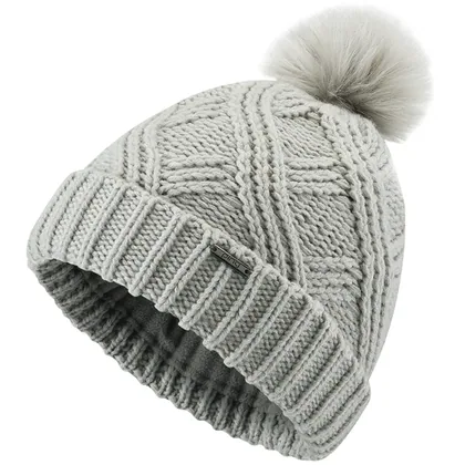 PING SHANNON BOBBLE HAT - SILVER