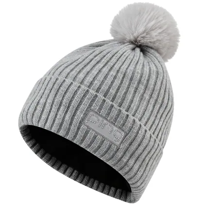 PING SYDNEY LADIES BOBBLE HAT - SILVER