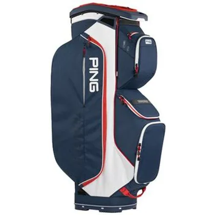 Ping Traverse 244 Golf Cart Bag - Navy/White/Red
