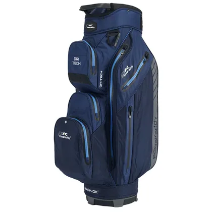 PowaKaddy 2024 Dri Tech Golf Cart Bag Navy/Gunmetal 02783-03-01