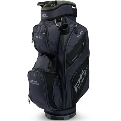 POWAKADDY 2026 FLEX GOLF CART BAG – GREY / BLACK +FREE GIFT