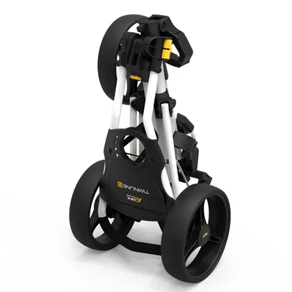 POWAKADDY 2026 TWINLINE 5 GOLF PUSH CART - GLOSS WHITE