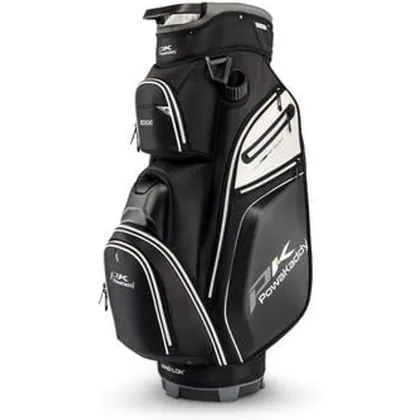 PowaKaddy Edge Golf Cart Bag - Black/White
