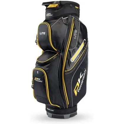 PowaKaddy Lite Golf Cart Bag - Black/Yellow