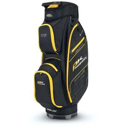 PowaKaddy X-Lite Golf Cart Bag 2024 - Black/Yellow