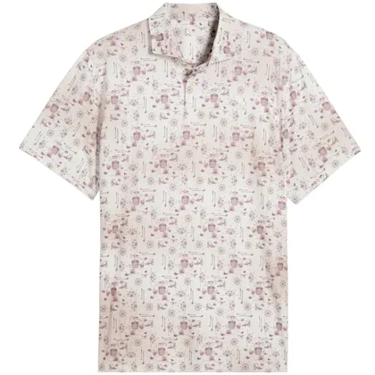 PUMA 2026 CLOUDSPUN COASTAL CLARET GOLF POLO SHIRT - BIRCH