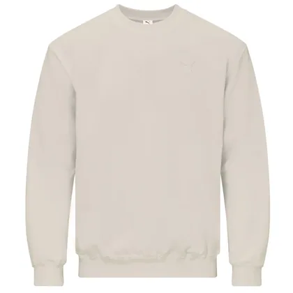 PUMA 2026 CLOUDSPUN FLEECE CREWNECK JUMPER - WARM WHITE