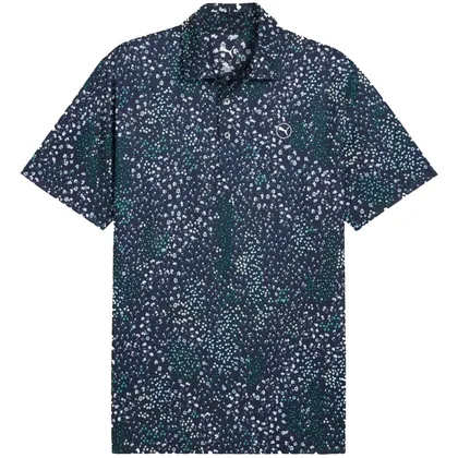 PUMA 2026 CLOUDSPUN GARDEN GOLF POLO SHIRT - DEEP NAVY