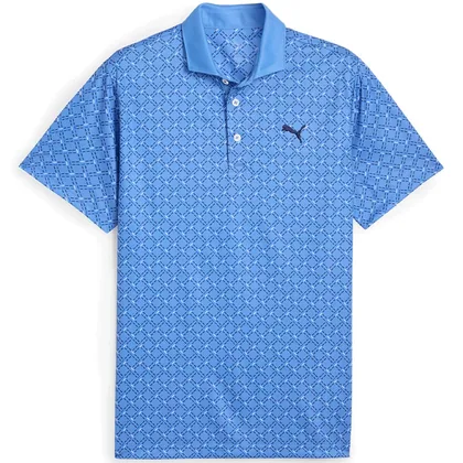 PUMA 2026 EATON GOLF POLO SHIRT - BLUE / NAVY