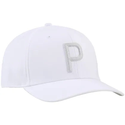 PUMA 2026 HERITAGE P SNAPBACK CAP - WHITE GLOW
