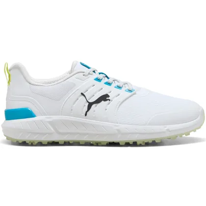 PUMA 2026 IGNITE ELEVATE 2 TOUR GOLF SHOES - PUMA WHITE / SPEED BLUE +FREE GIFT