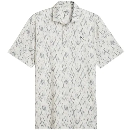PUMA 2026 MATTR NORTHERN LIGHTS GOLF POLO SHIRT - WARM WHITE