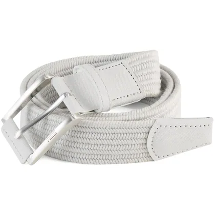 PUMA 2026 STRETCH WEAVE GOLF BELT - PLATINO GRAY