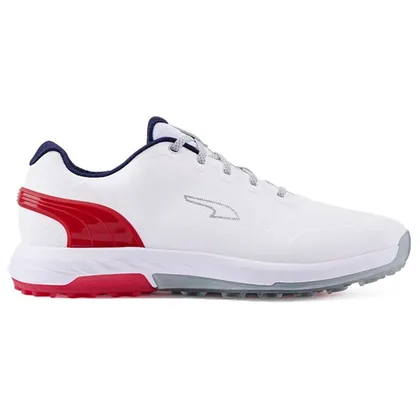 Puma Alphacat Nitro Golf Shoes White/Red/Puma Navy 378692-02