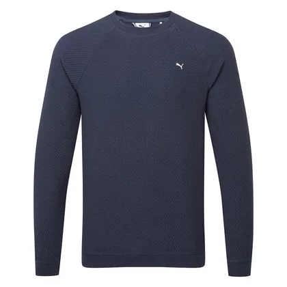 Puma Boulder 2.0 Crewneck Golf Sweater Deep Navy 637494-01