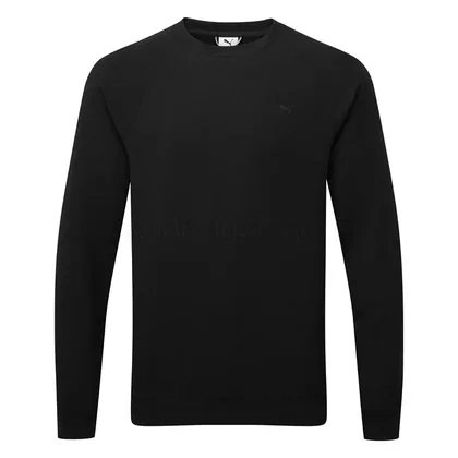 Puma Cloudspun Fleece Crew Golf Sweater Puma Black 635473-01