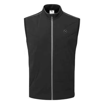 Puma Cloudspun Fleece Hybrid Golf Wind Vest Puma Black 632287-01