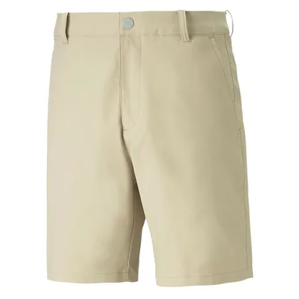 PUMA DEALER 8" GOLF SHORTS - ALABASTER