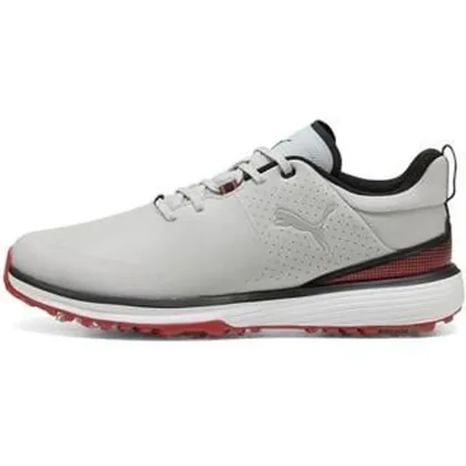 Fusion Grip ST Golf Shoes - Ash Grey/Puma Black/Candy Apple