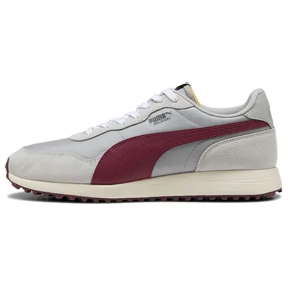 Puma Helsinki G Golf Shoes Ash Grey/Ruby Shimmer/Ivory 312158-02
