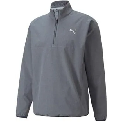 Puma Marin Woven Zip Golf Sweater - Navy