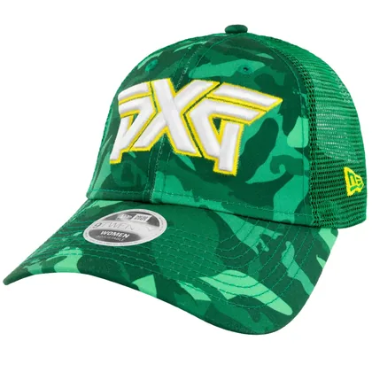 PXG FAIRWAY CAMO 920 LADIES SNAPBACK CAP - FOREST GREEN