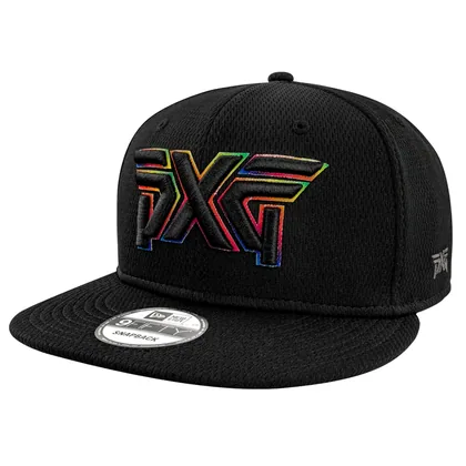 PXG NEW ERA© PRIDE OUTLINE 9FIFTY SNAPBACK GOLF CAP - BLACK