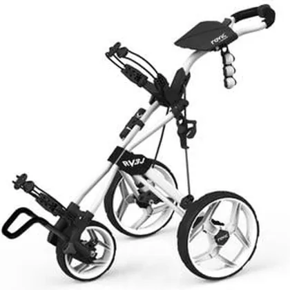 Clicgear Rovic RV3J Junior Golf Trolley - Arctic/White