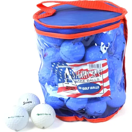 Srixon Soft Feel Grade B Lake Golf Balls Bag (50 Balls)