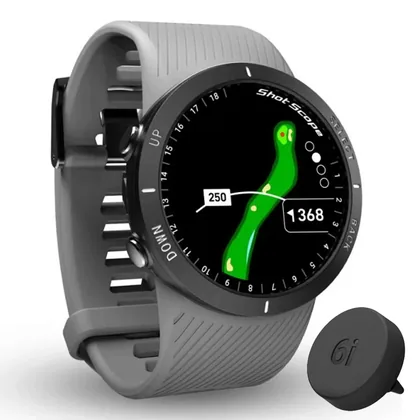 SHOT SCOPE 2026 V5 GOLF WATCH / GAME TRACKER - GREY