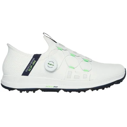 SKECHERS GO GOLF ELITE 5 SLIP IN GOLF SHOES - WHITE / NAVY