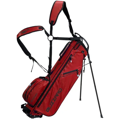 SKYMAX 2026 BLIZZARD GOLF STAND BAG - RED / CHARCOAL