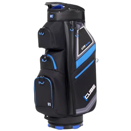 SKYMAX 2026 CUBE LITE SERIES GOLF CART BAG - BLACK / BLUE