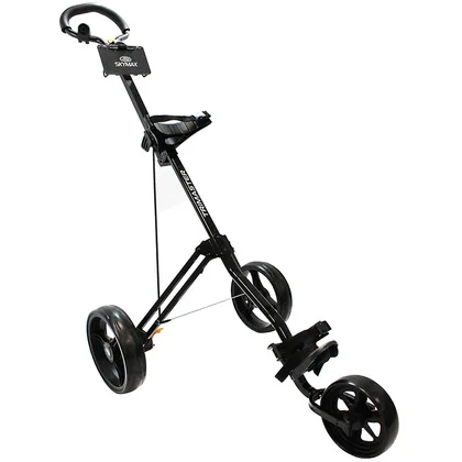 SKYMAX 2026 TRI-MASTER GOLF PUSH TROLLEY - BLACK