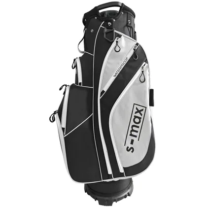 SKYMAX S MAX DELUXE GOLF CART BAG - BLACK / GREY