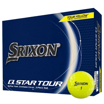 Srixon 2025 Q Star Tour Golf Balls Yellow