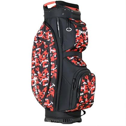 SRIXON 2026 PREMIUM GOLF CART BAG - BLACK / RED CAMO
