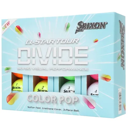 SRIXON 2026 Q STAR TOUR DIVIDE GOLF BALLS - COLOUR POP
