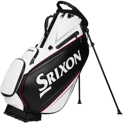 SRIXON 2026 TOUR GOLF STAND HYBRID CARRY BAG - BLACK / WHITE