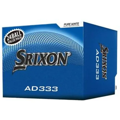 Srixon AD333 Golf Balls Double Dozen 24-Ball Pack - White