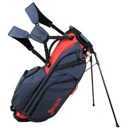 Srixon Premium Golf Stand Bag - Slate/Red