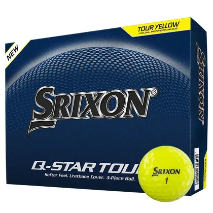 Srixon Q Star Tour Personalised Logo Golf Balls Yellow