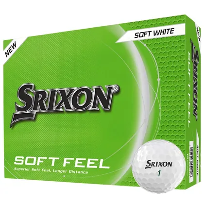 Srixon Soft Feel Personalised Text Golf Balls White