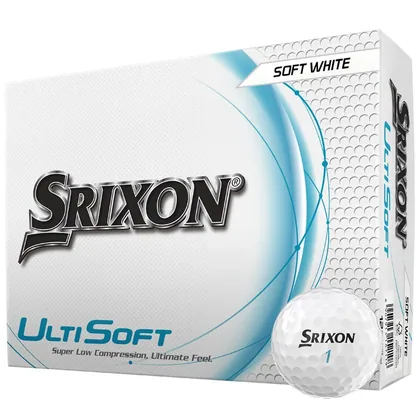 Srixon Ultisoft Personalised Text Golf Balls White