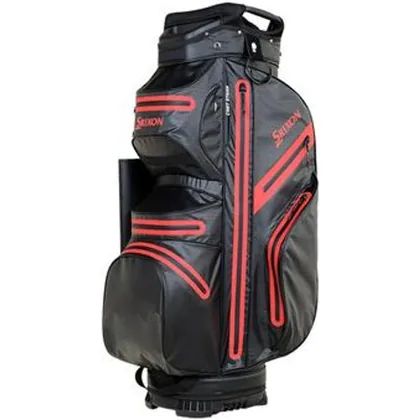 Srixon Weatherproof Golf Cart Bag - Black/Red